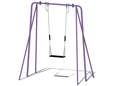 Уличные качели для детей на металлических стойках ИО 01100