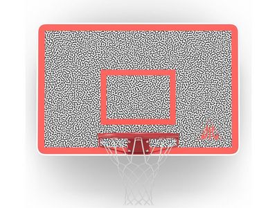 Щит для баскетбола BOARD50M 122x80 см без крепления на стену