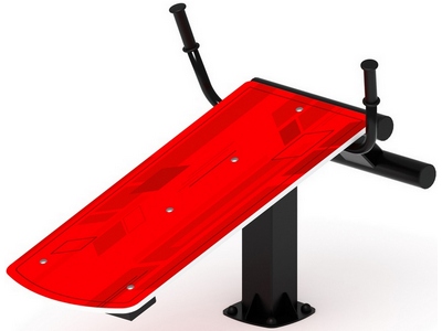 Уличная лавка для пресса Кранч 1