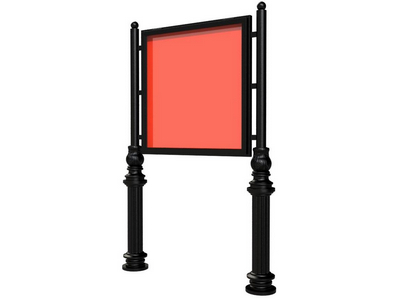 Указатель чугунный Бенди 2