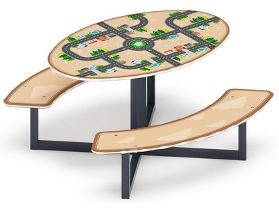 Столик детский Весёлый город 1