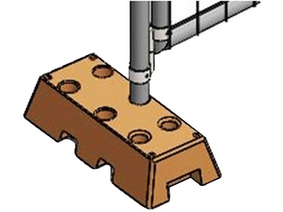 Башмак песчано-полимерный