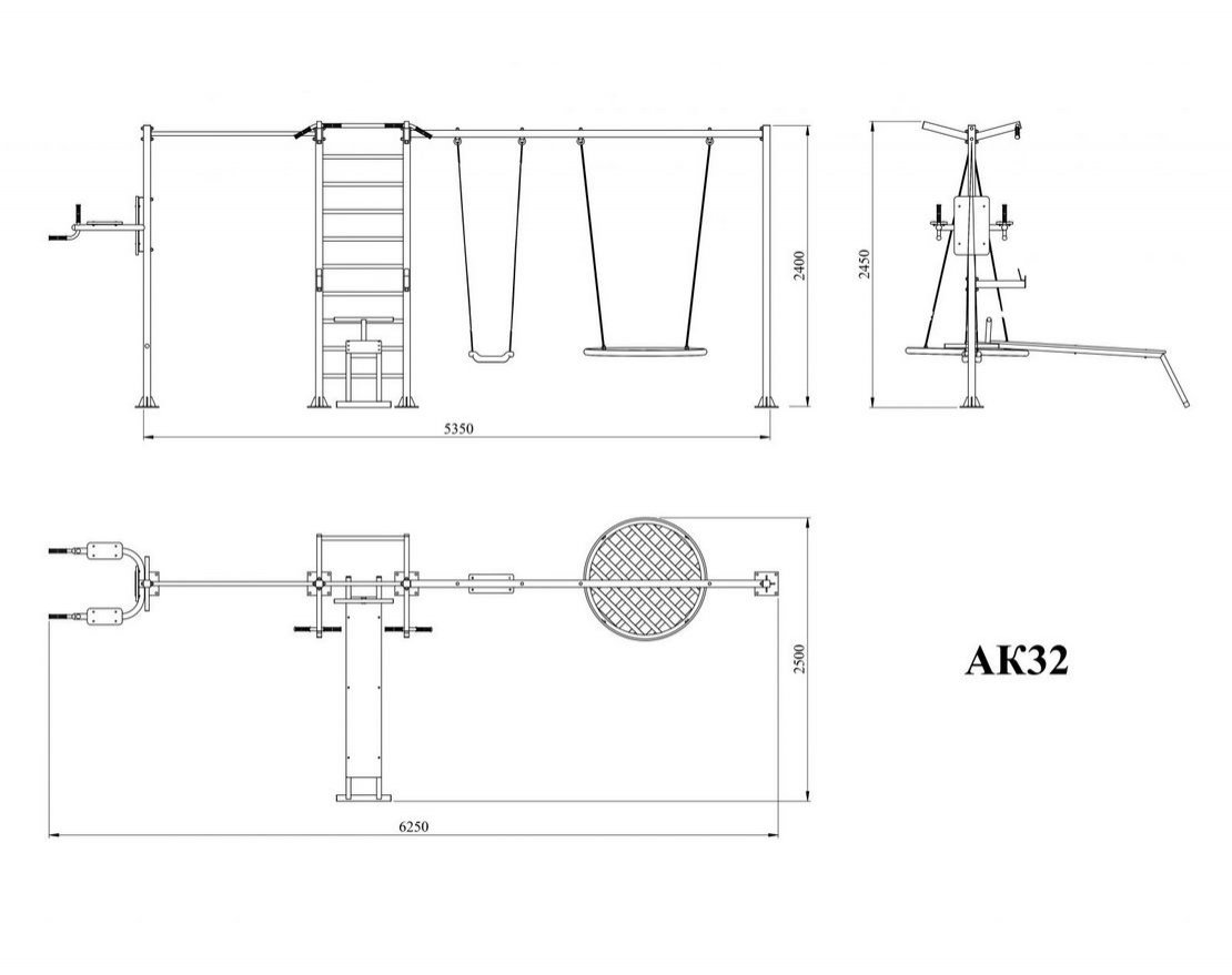 Комплекс атлетический АК32 - вид 2