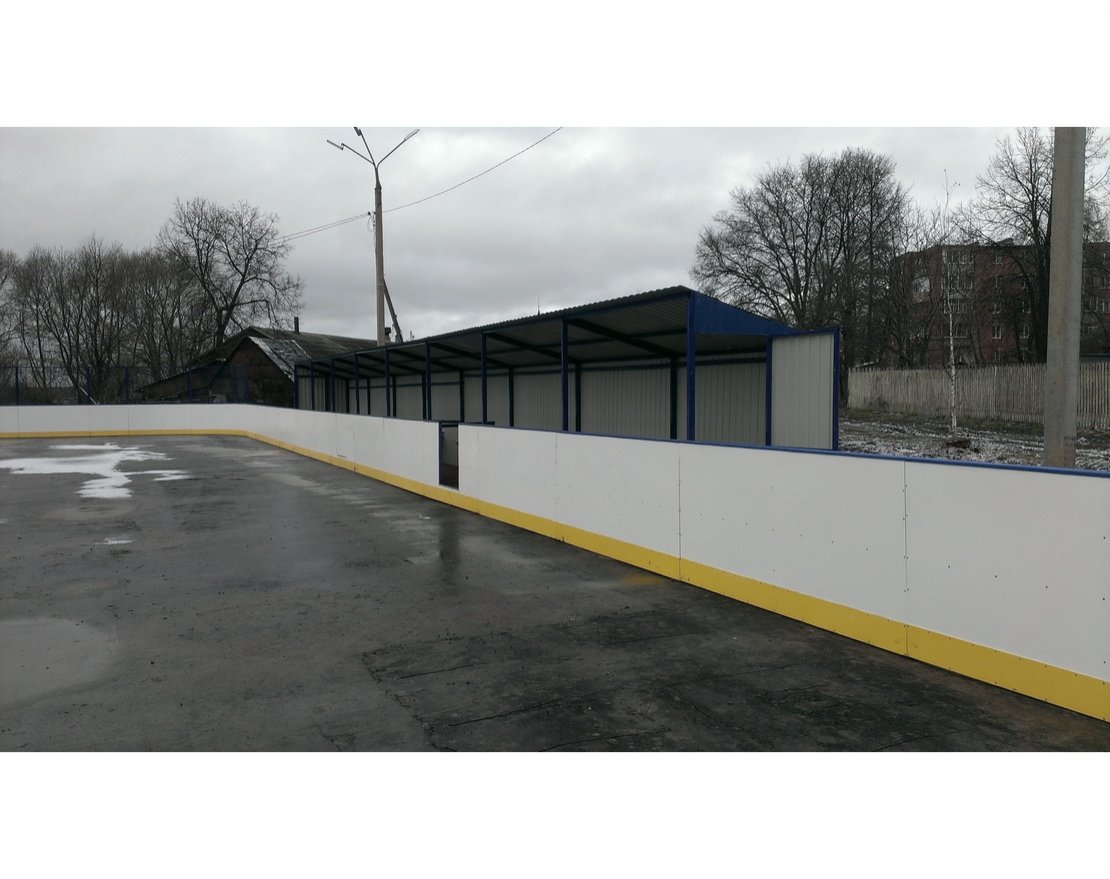 Бокс для запасных игроков 9,76х1,5х2,6 м - вид 2