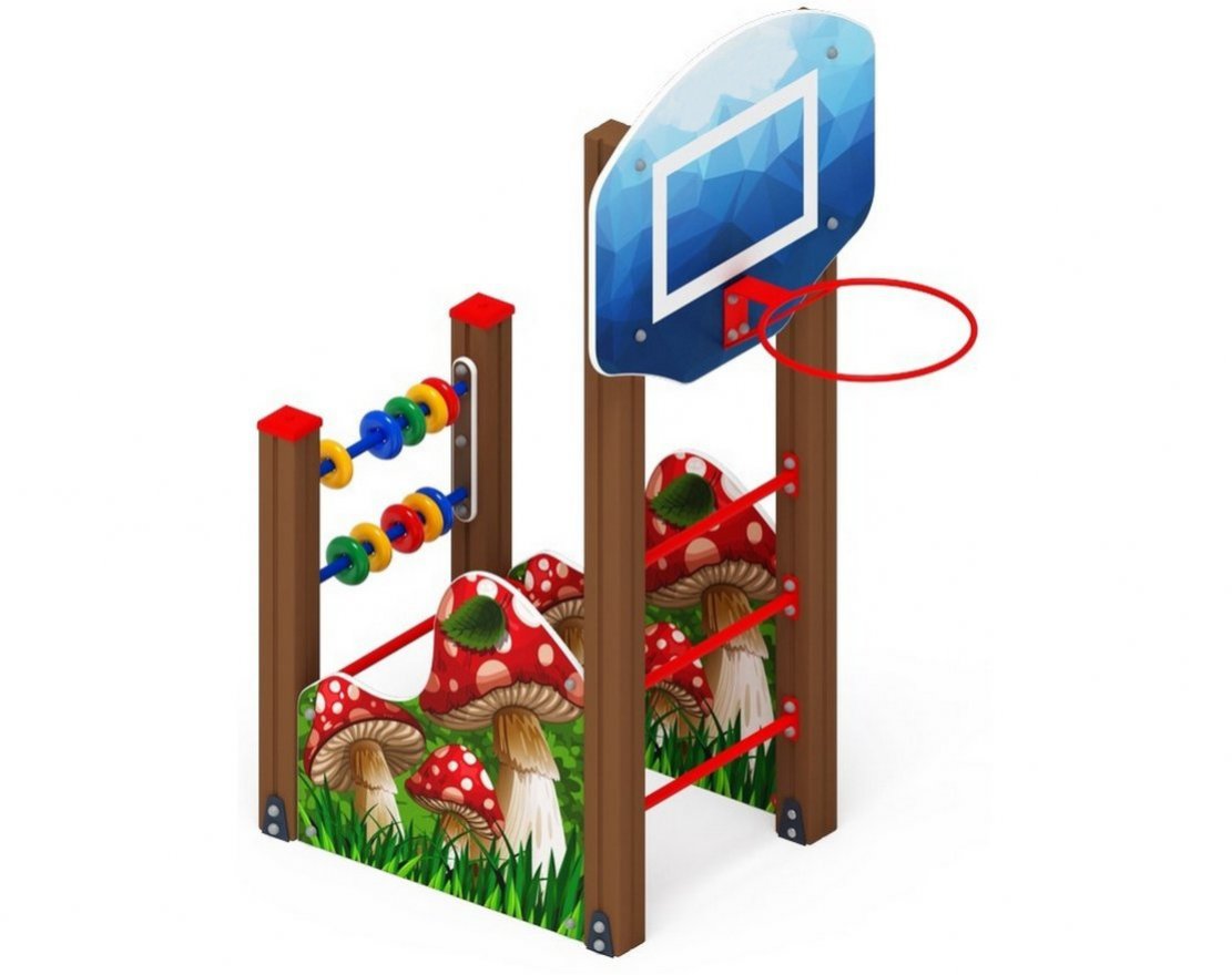 Детский спорткомплекс Грибное лукошко-1 - вид 2