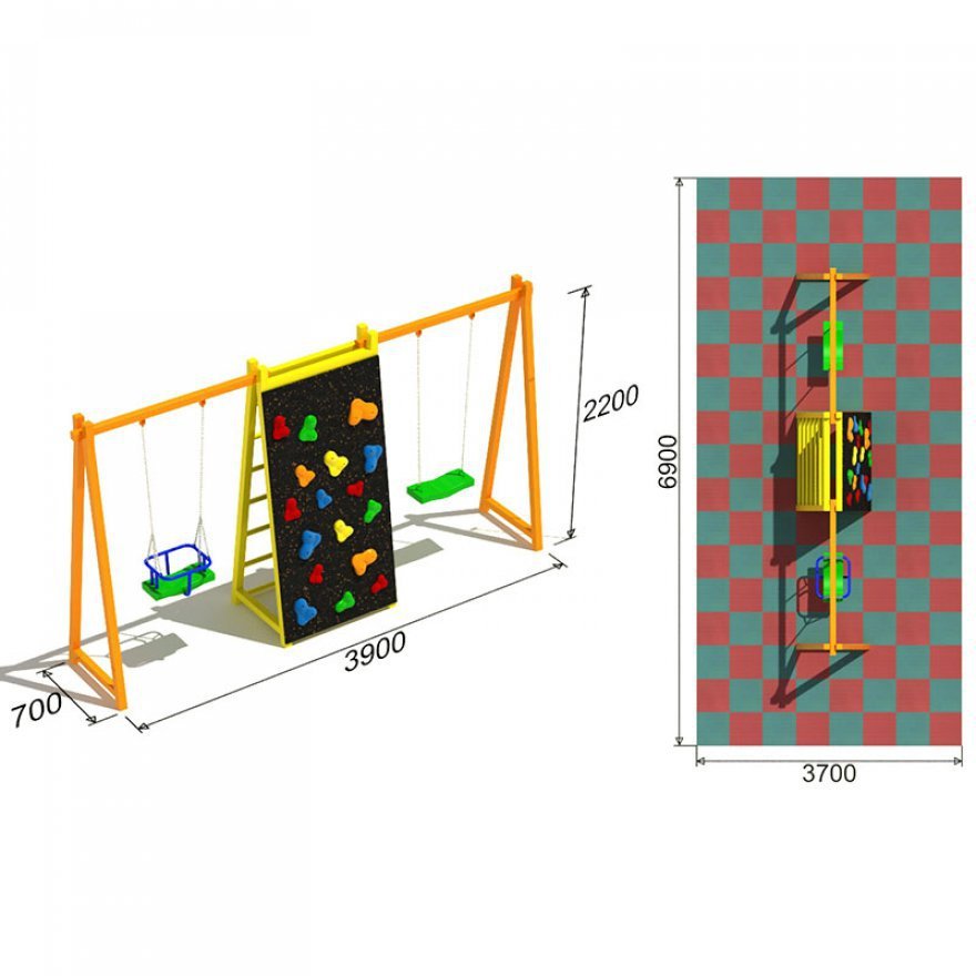ДСК Качели Спорт 3.2 - вид 2