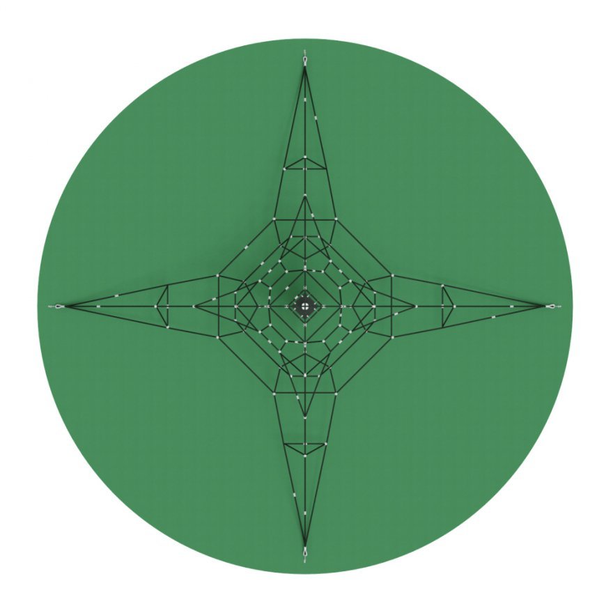 Игровая сетка Гримпи 3 (на резиновое покрытие) - вид 2