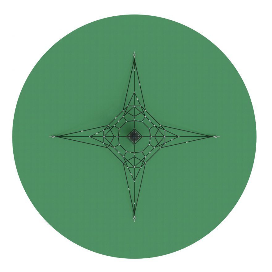 Сетка для лазания Гримпи 4 (на резиновое покрытие) - вид 2