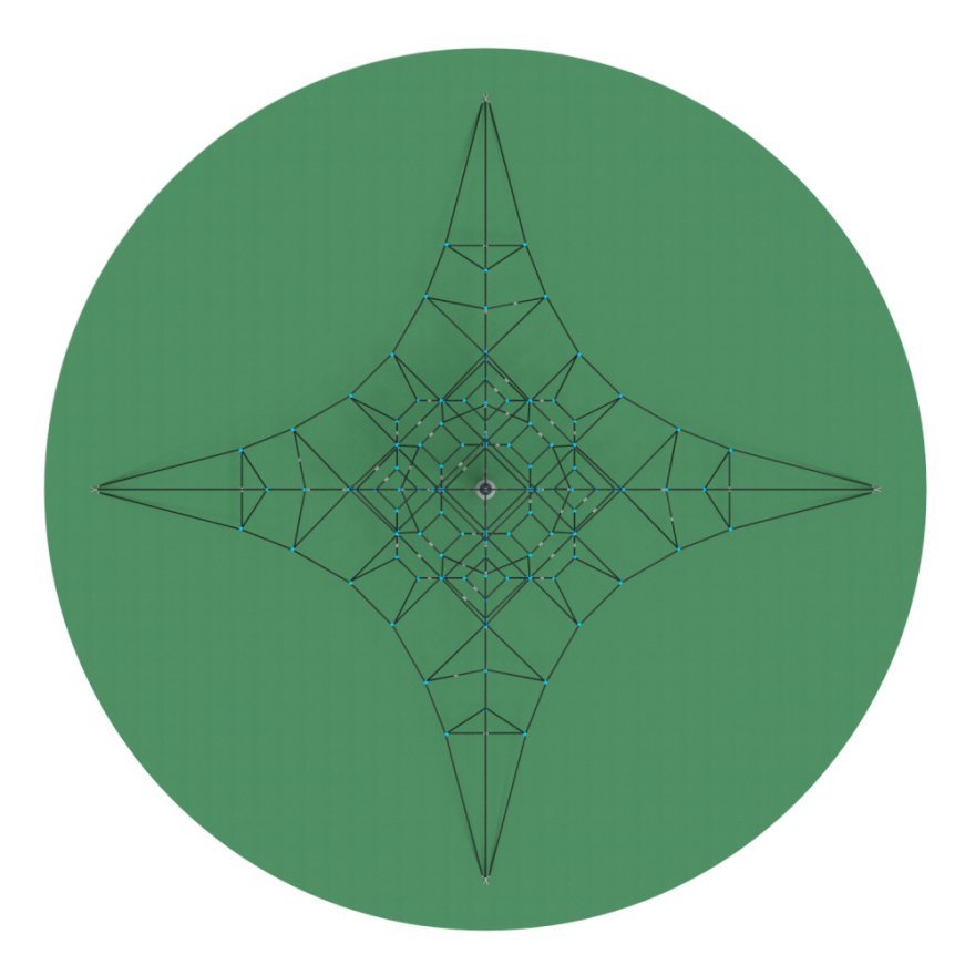 Игровая сетка Гримпи 7 (на резиновое покрытие) - вид 2