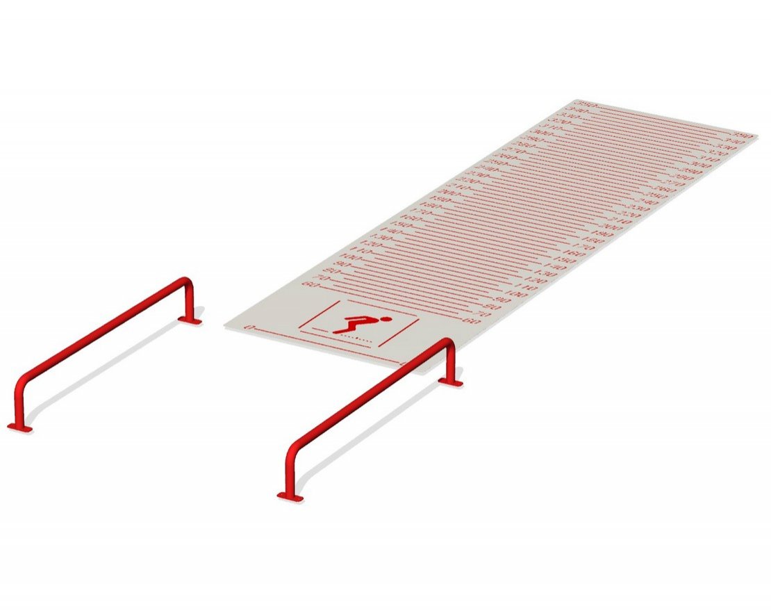 Уличный комплекс для выполнения испытания Взлетная площадка - вид 1