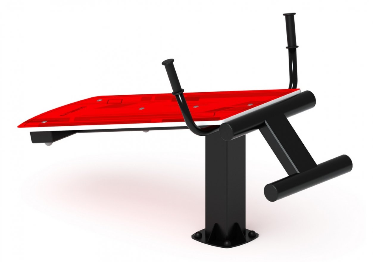 Уличная лавка для пресса Кранч 1 - вид 5