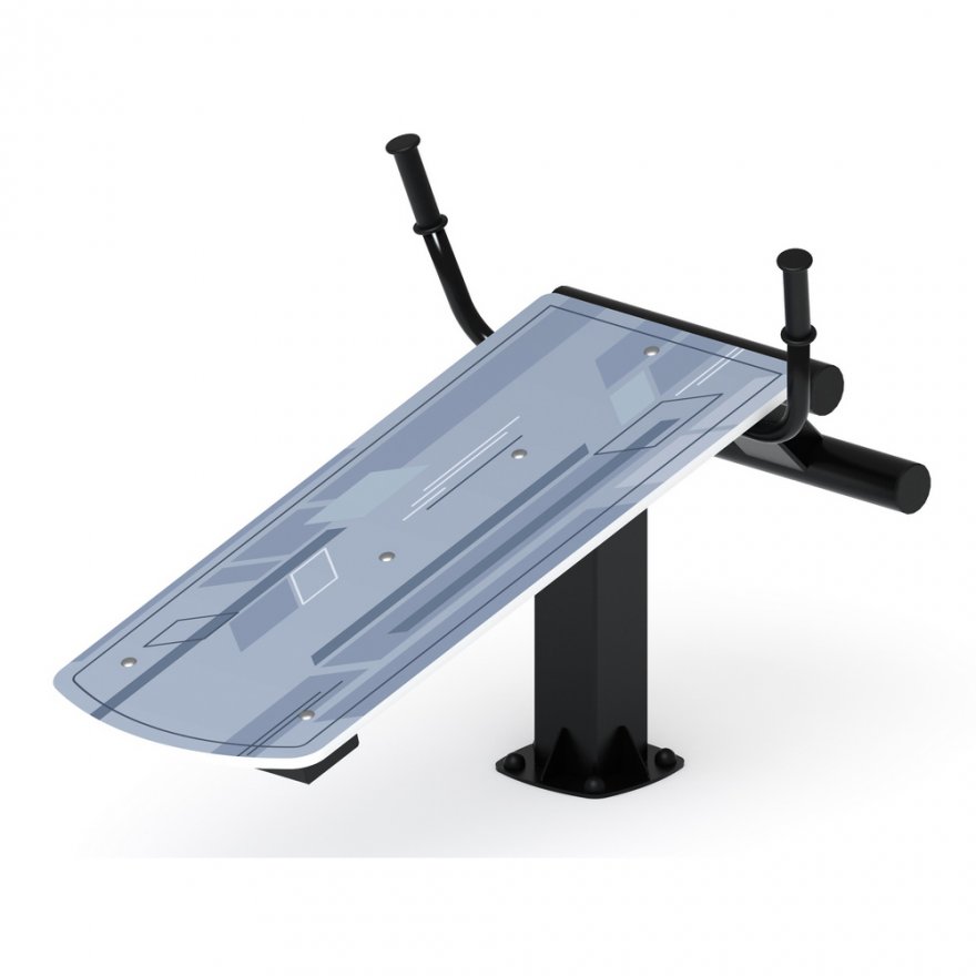 Уличная лавка для пресса Кранч 1 - вид 2