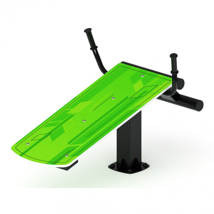 Уличная лавка для пресса Кранч 1 - вид 1