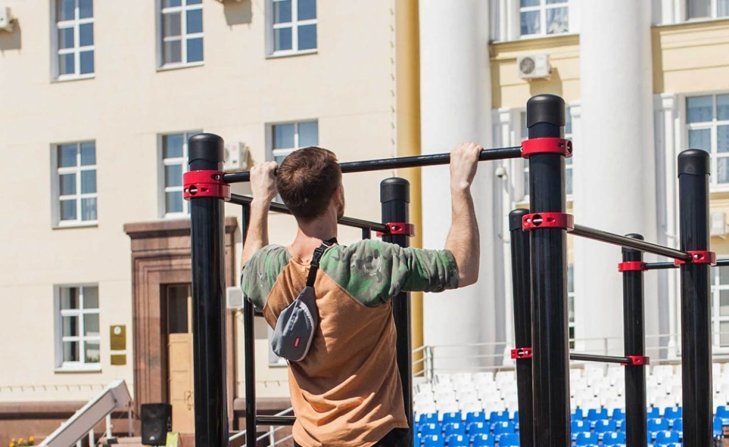 Мобильный комплекс для Воркаут и ГТО Профи-8 - вид 2