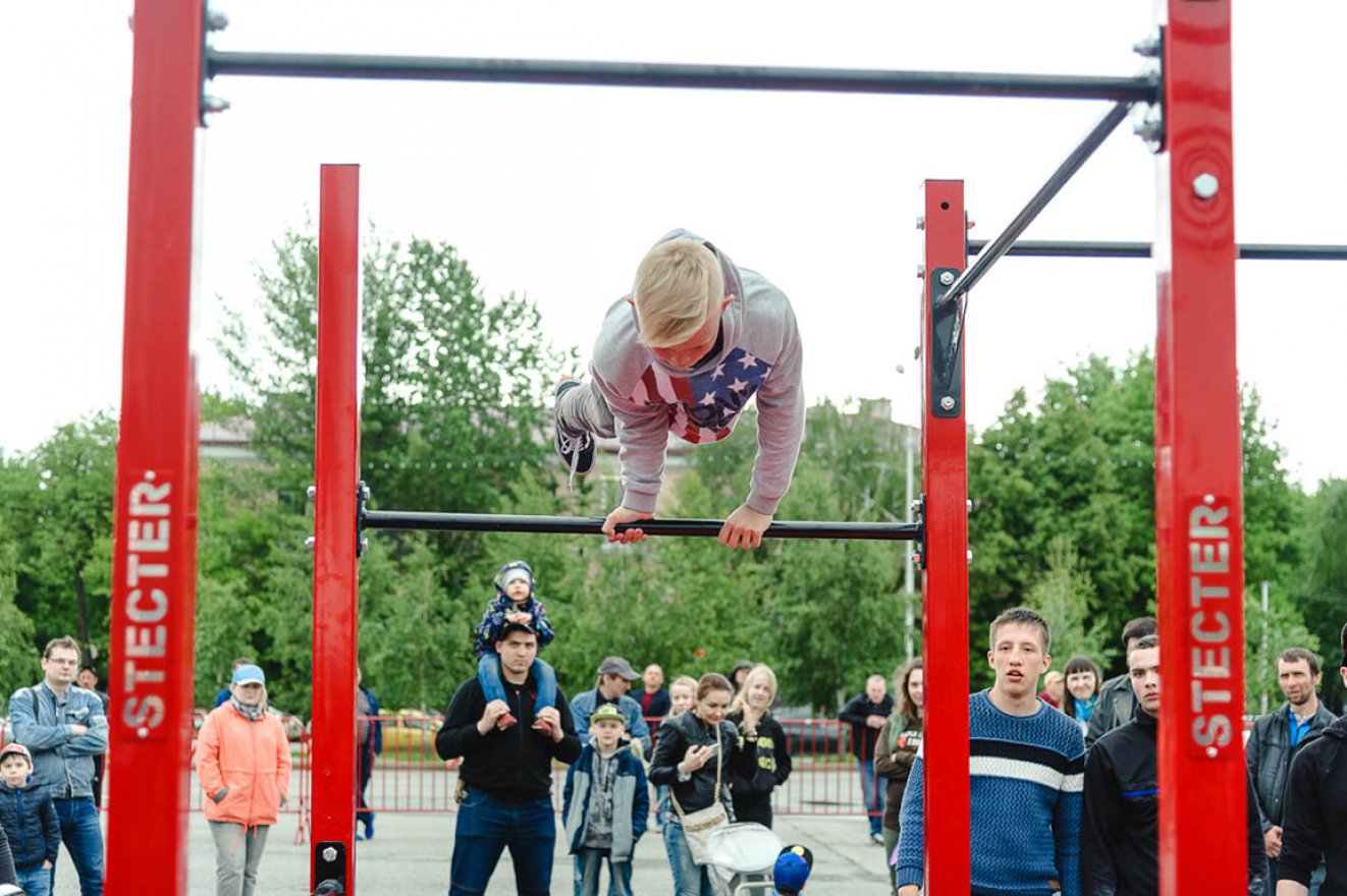Мобильный комплекс для Воркаут и ГТО Стандарт-9 на улицу