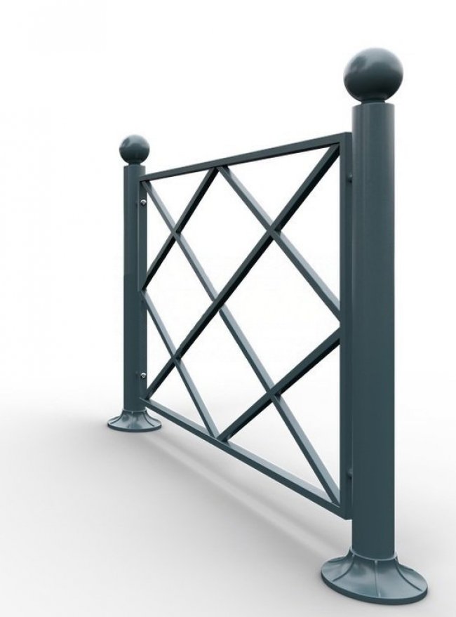 Ограждение стальное ГринЛайн 1 - вид 2