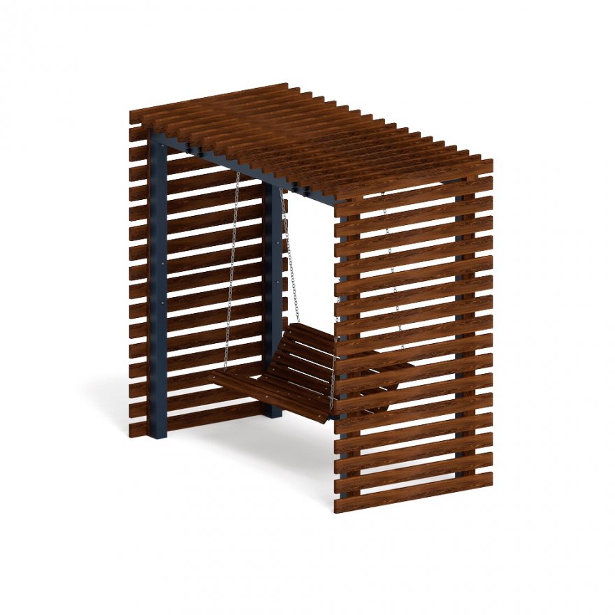 Пергола с диваном Гармония уюта-4 (без поликарбоната) - вид 2