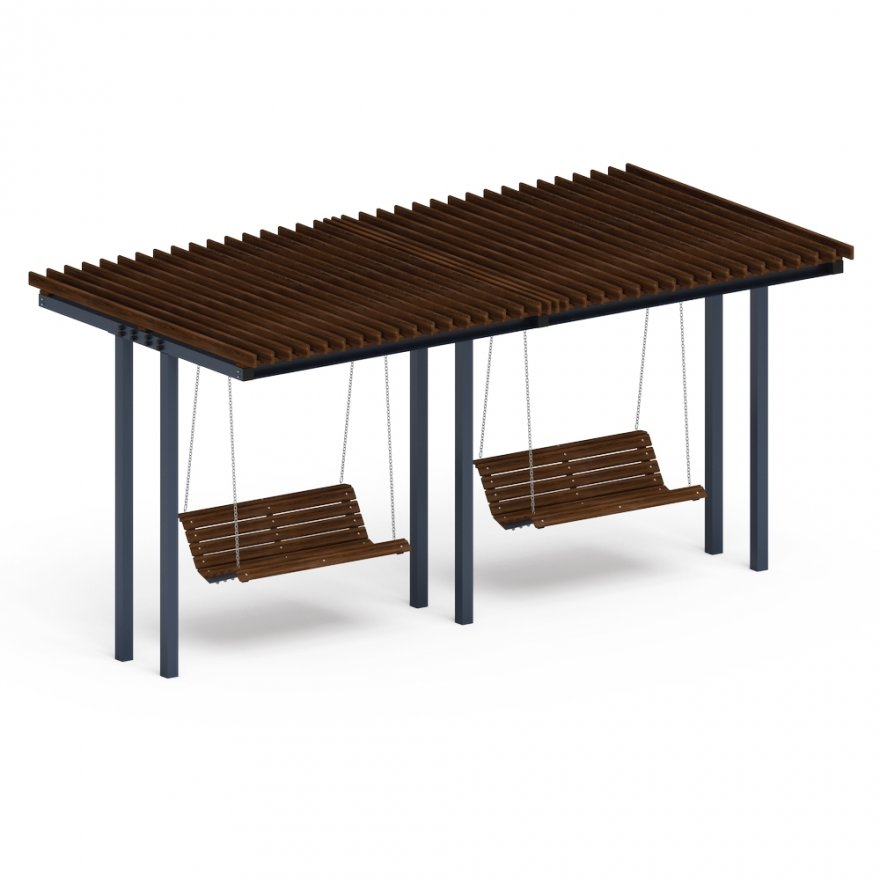 Пергола с диваном Гармония уюта-2 (без поликарбоната) - вид 1