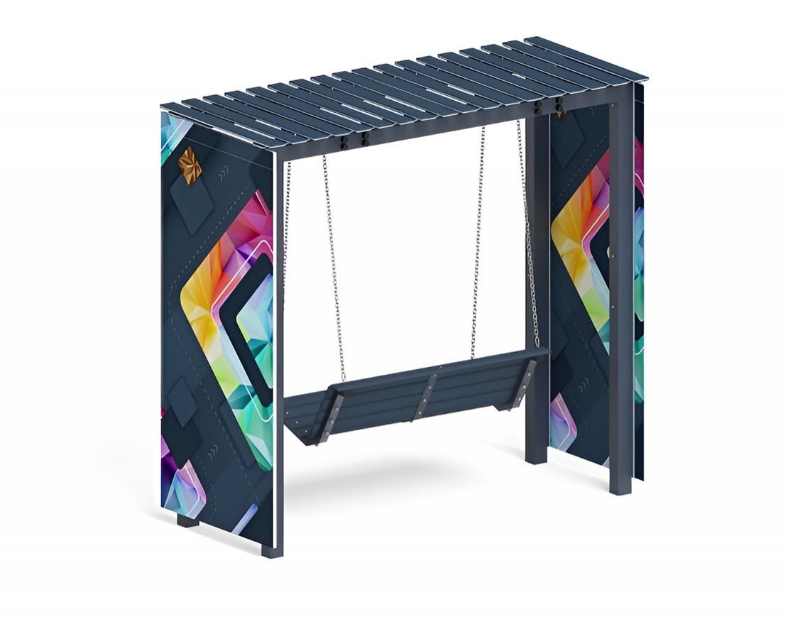 Пергола с диваном Гармония уюта-8 (без поликарбоната) - вид 1