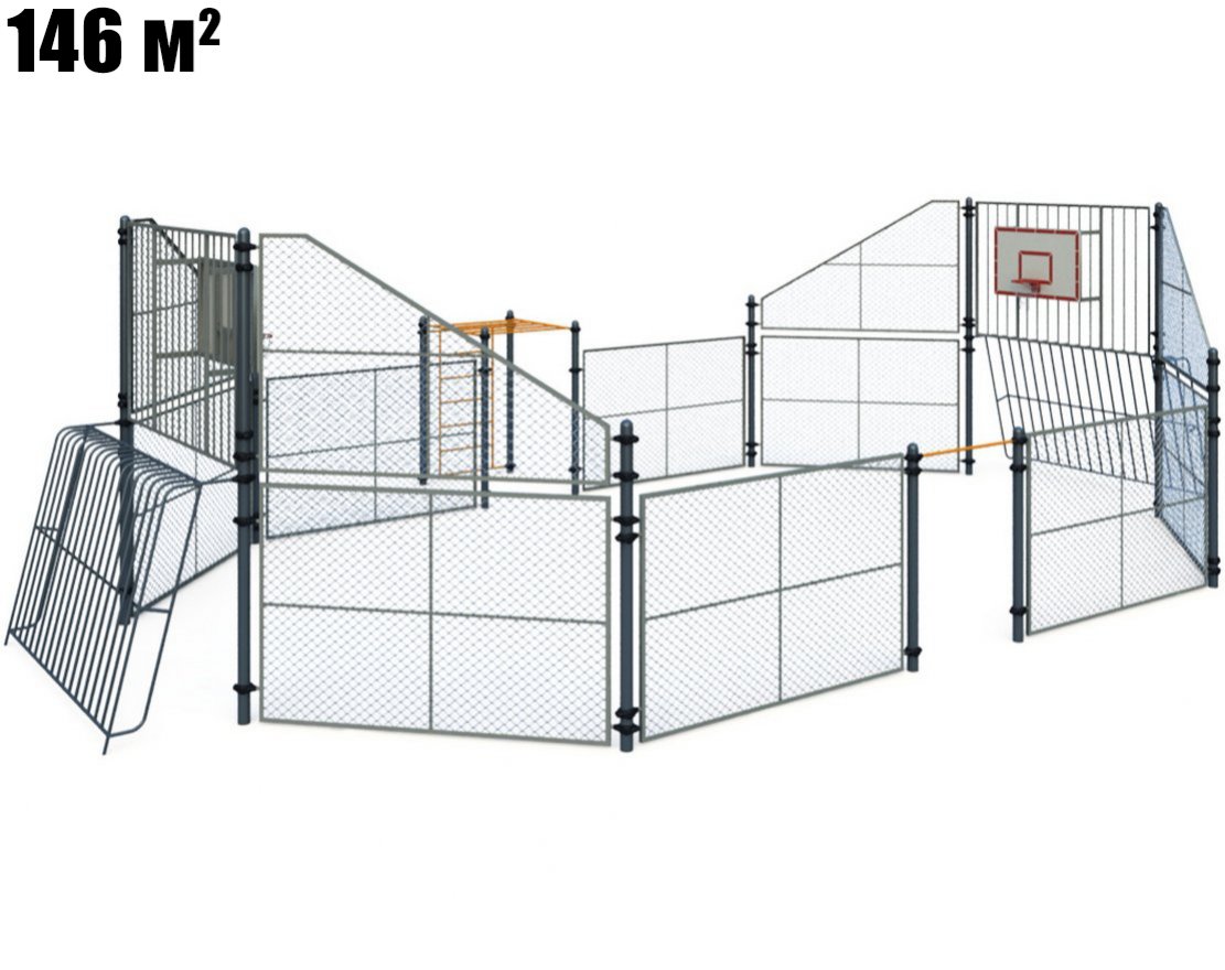 Спортплощадка для мини-футбола TORUDA Урбан 3 - вид 2