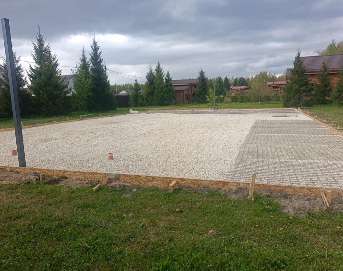 Подготовка твёрдого бетонного основания - вид 9