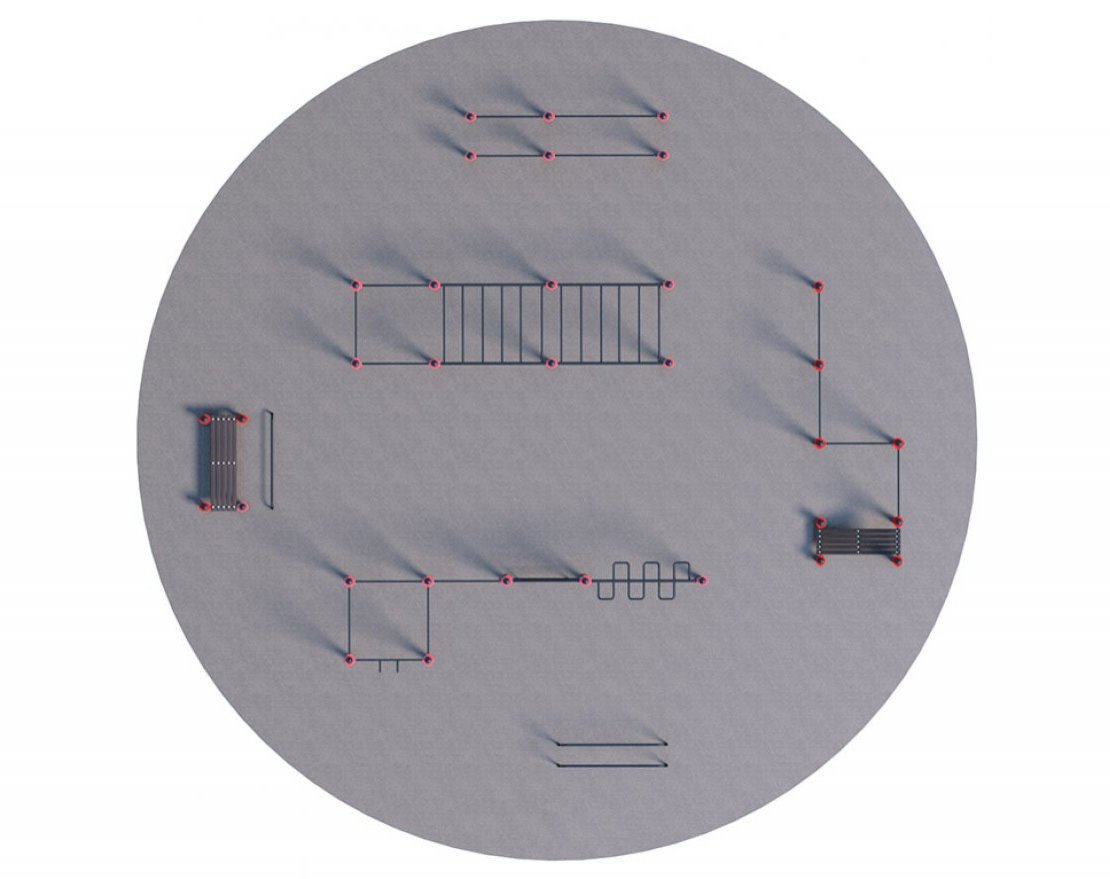 Оборудование для воркаута для Воркаут и ГТО 2-3 (Ø14 м) - вид 2