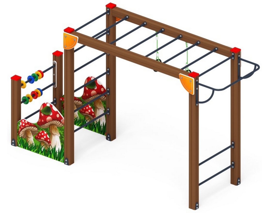 Спорткомплекс для улицы Грибное лукошко-3 - вид 2