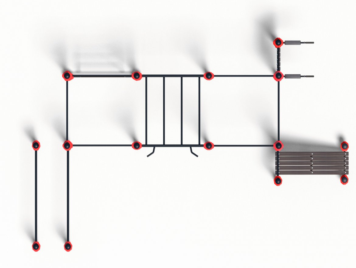 Спорткомплекс для улицы PAW-74 - вид 2