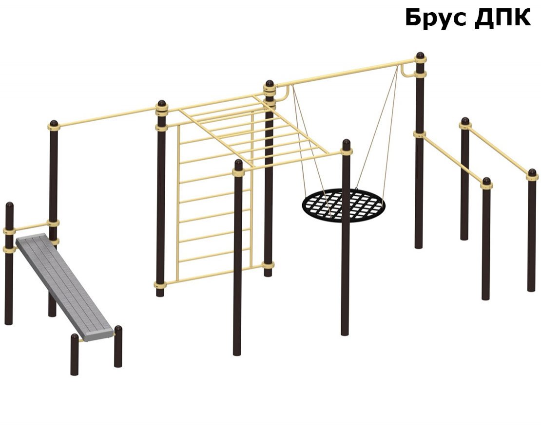 Спорткомплекс для улицы с качелями TORUDA 116 - вид 2