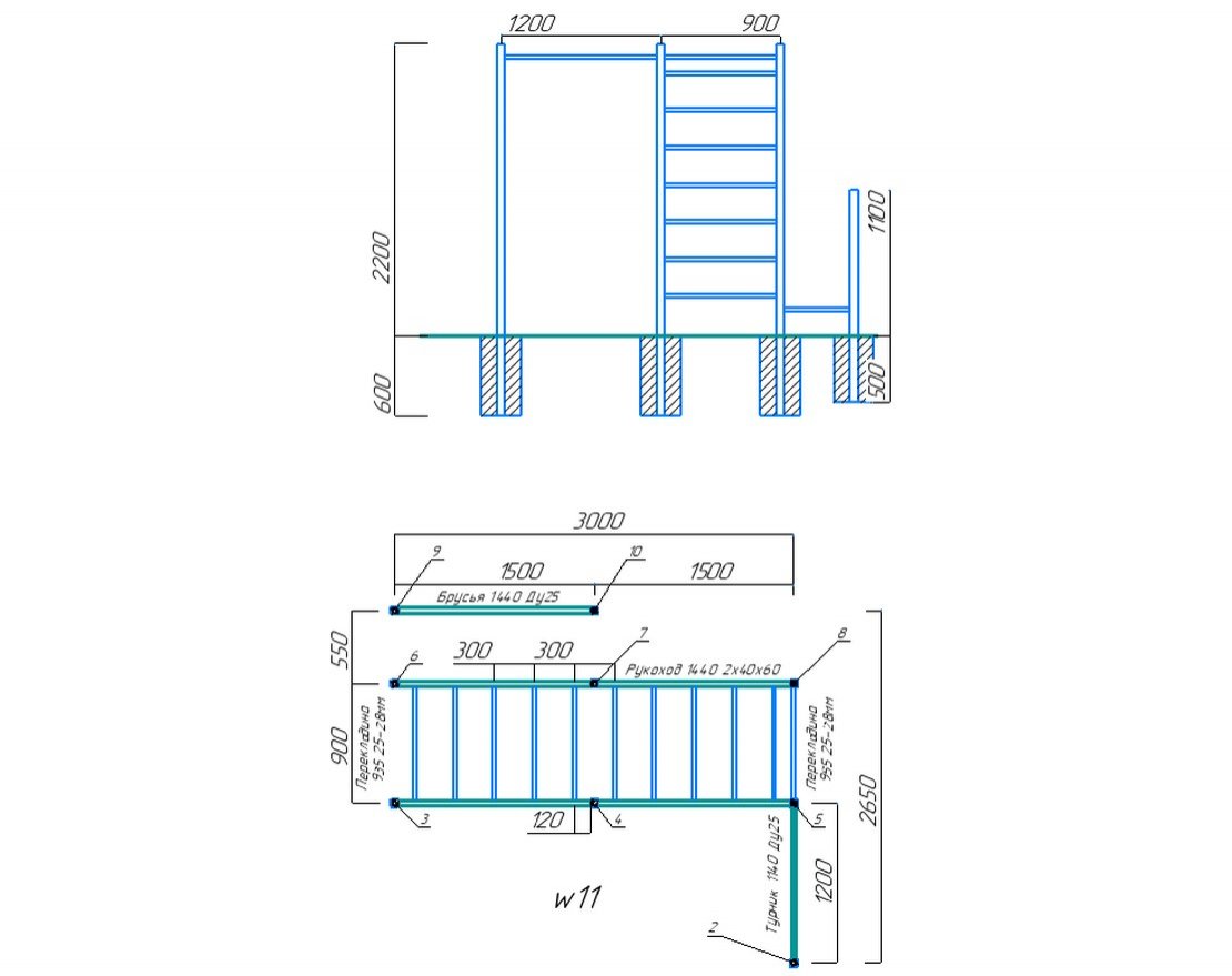 Спорткомплекс для улицы Workout w11 - вид 2