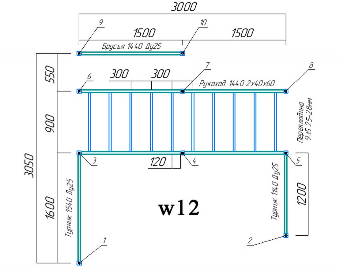 Спорткомплекс для улицы Workout w12 - вид 2