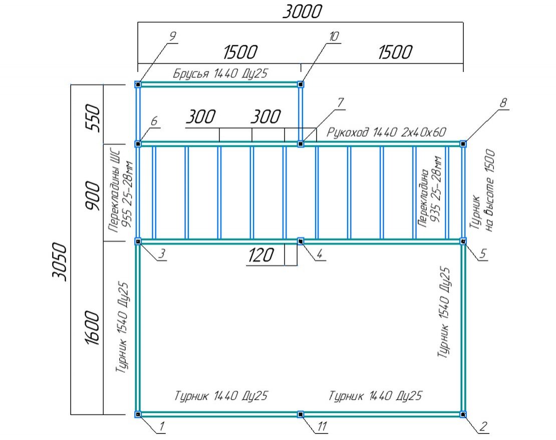 Спорткомплекс для улицы Workout w13 с гнездом - вид 2