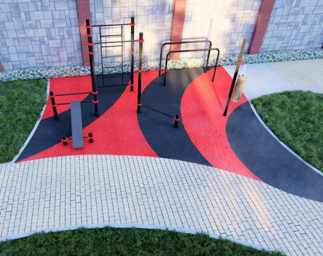 Спорткомплекс для улицы воркаут - вид 2