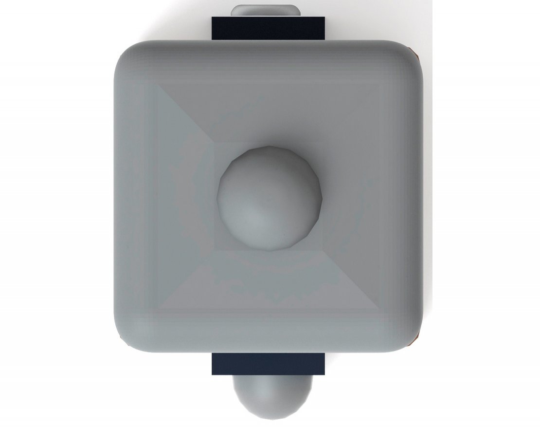 Столб ограждения H=500 - вид 2