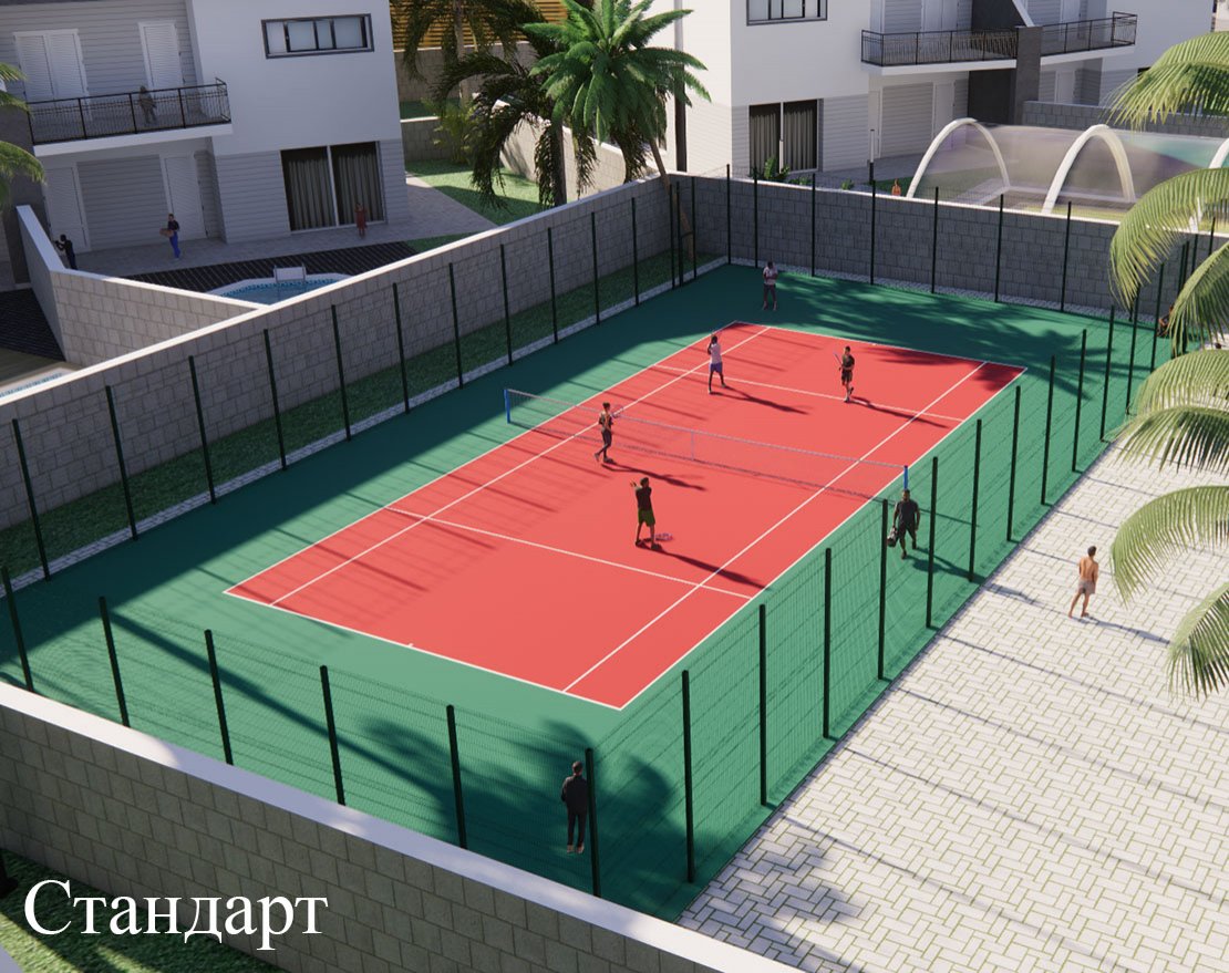 Корт для тенниса TORUDA T-1 (37х19, игровое поле 24х11) - вид 1
