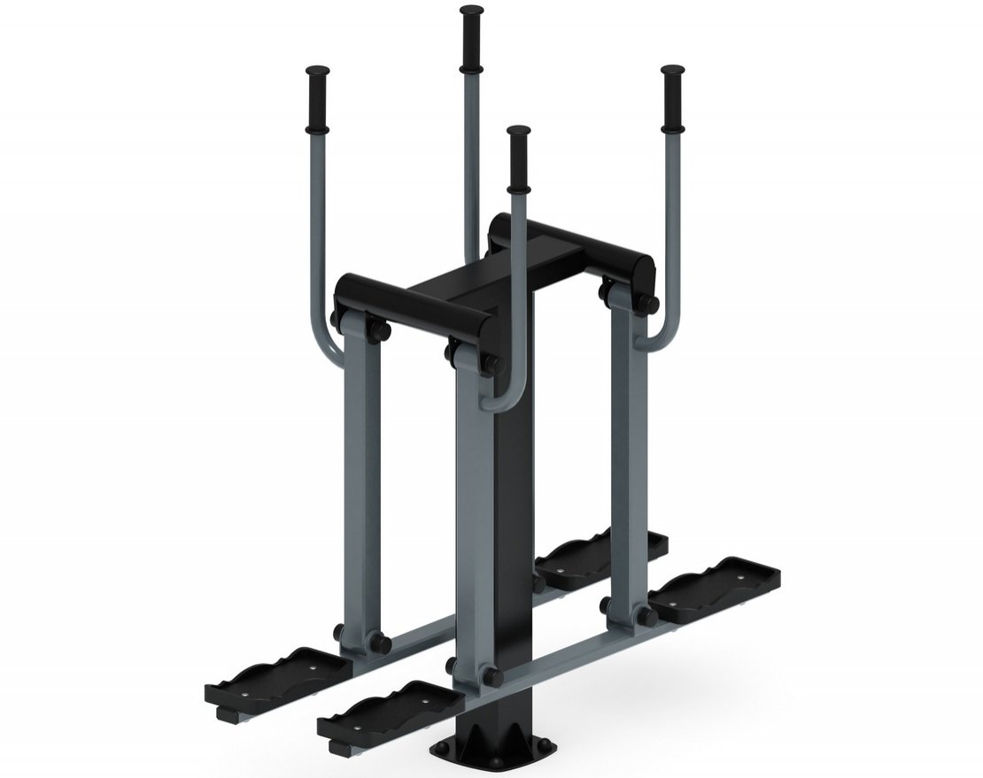 Уличный тренажер Двойные лыжи Тренинг 6 - вид 2