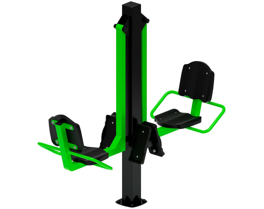 Уличный тренажер Жим ногами двойной Тренировка 14 - вид 2