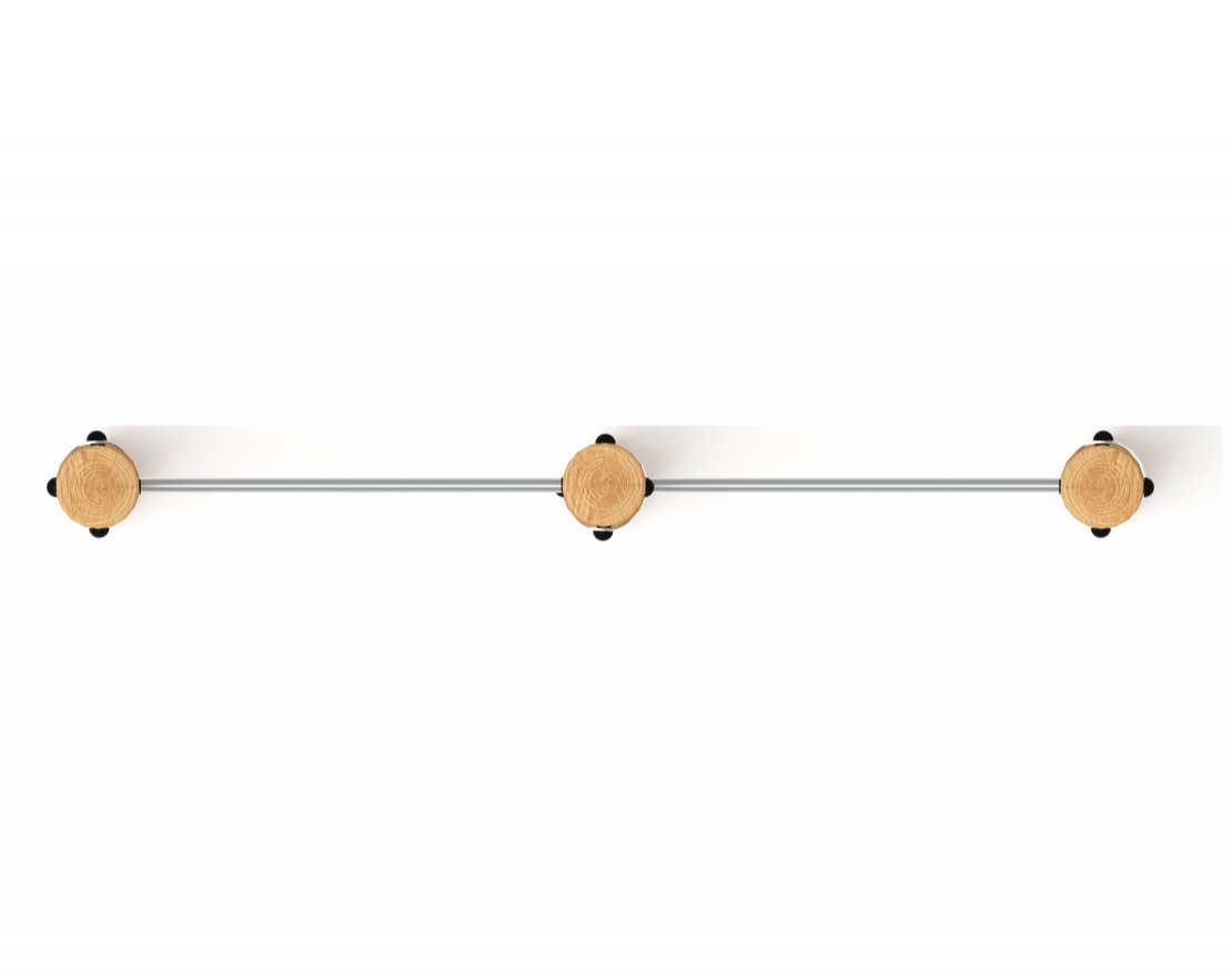 Двойной турник Выше и сильнее (лиственница) - вид 2