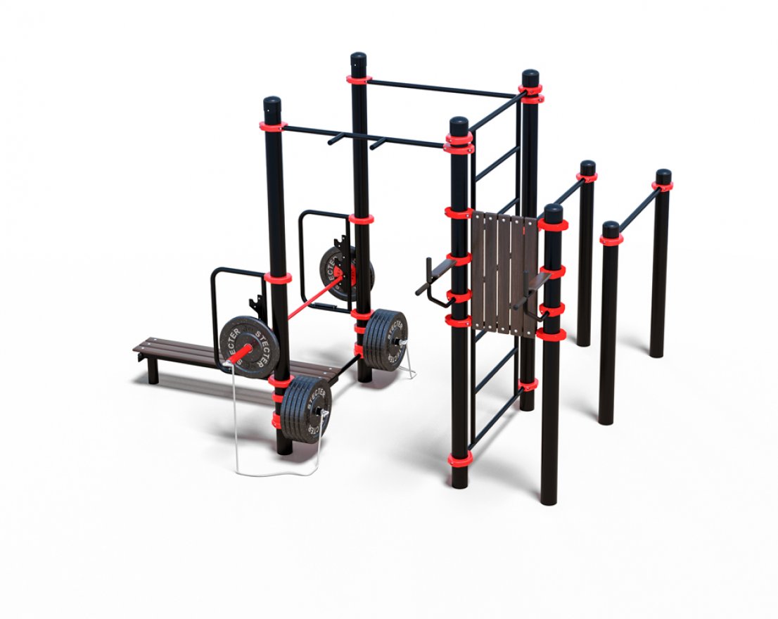 Уличный комплекс для воркаута WORKOUT-FIT 5186 - вид 2