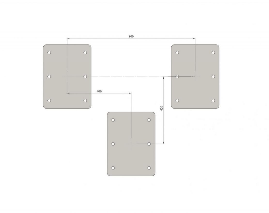 Уличный тренажер для приседаний TORUDA 5
