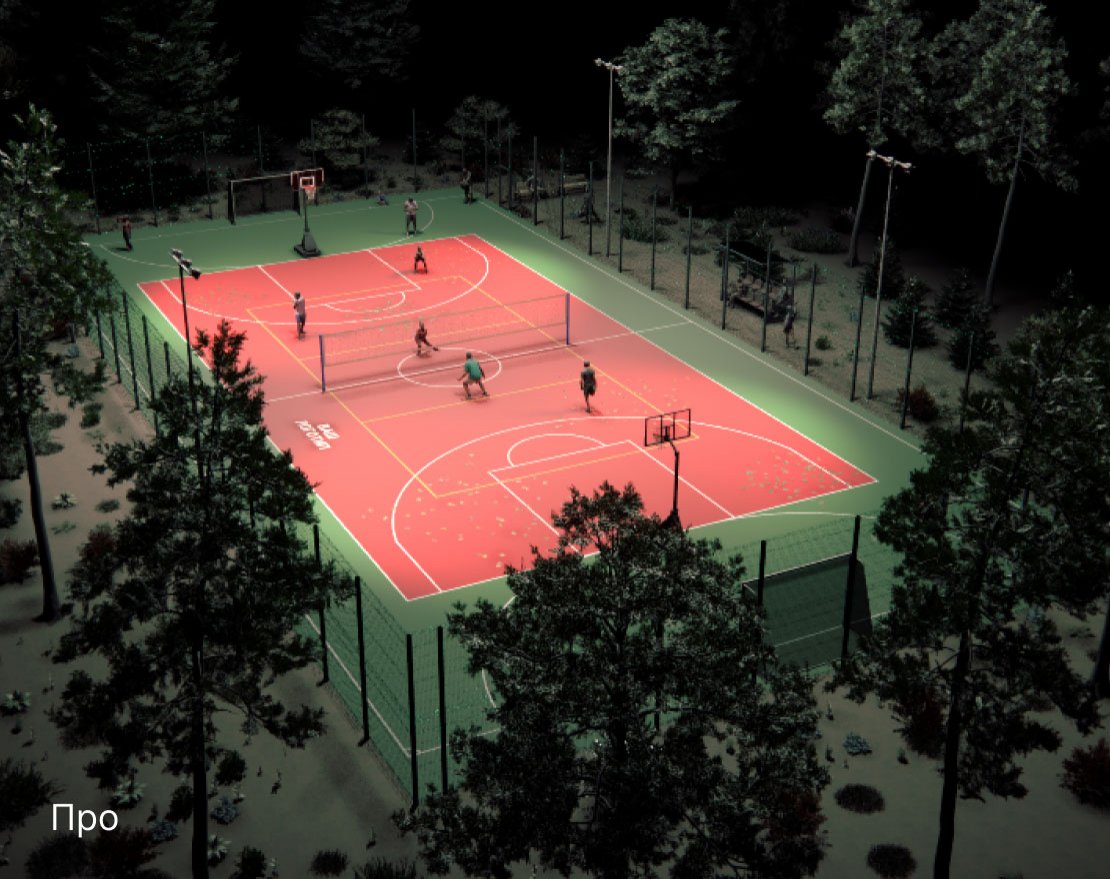 Уличная универсальная спортплощадка TORUDA SP-1 (43х21, игровое поле 40х20) - вид 0