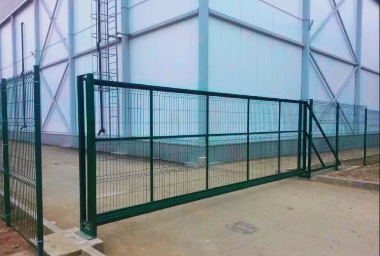 Ворота откатные, Ш5000мм - вид 2